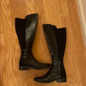 Vince Camuto tall over knee boots.